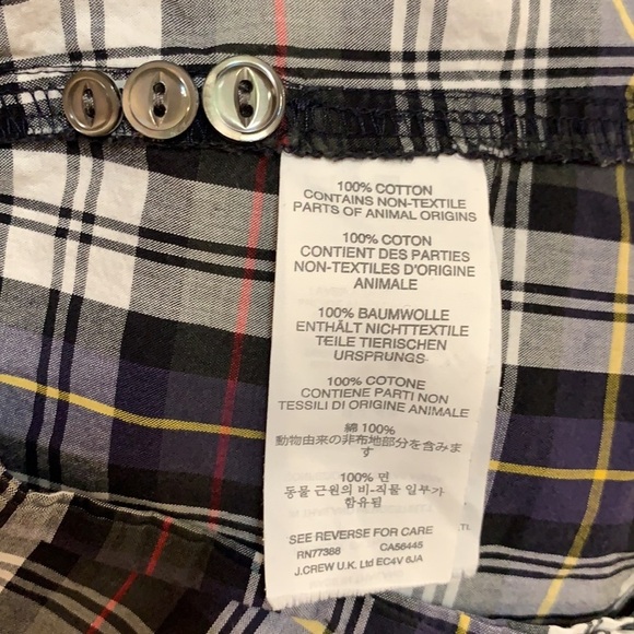 J. Crew Plaid Button Up Collared Shirt - Picture 10 of 11